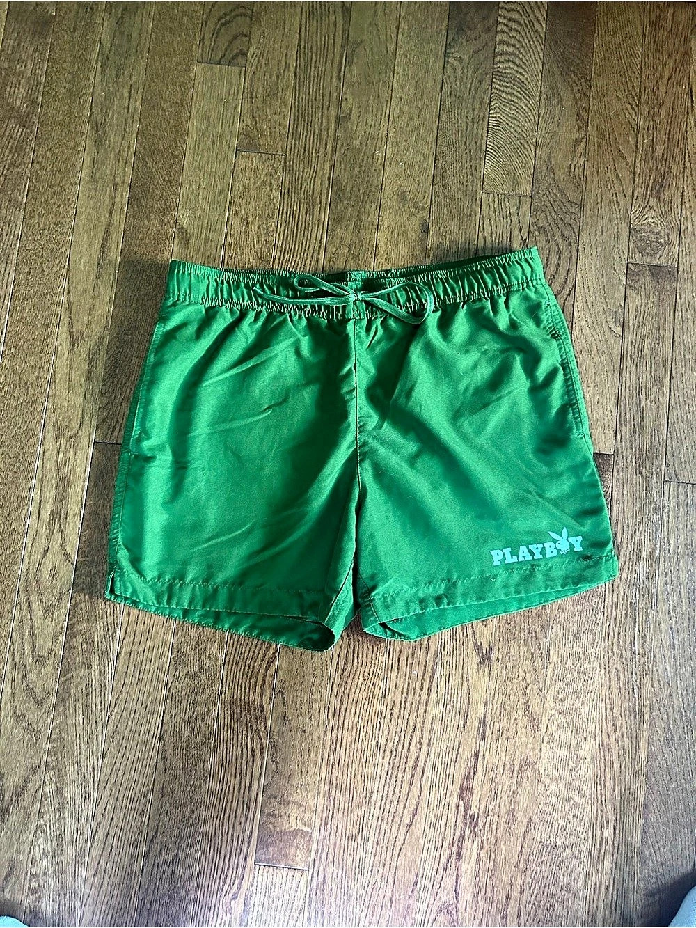 Playboy Green Swim Trunks Size Medium